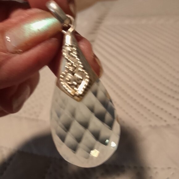 Jewelry - Swiss Blue Topaz Pendant  (NWOT)